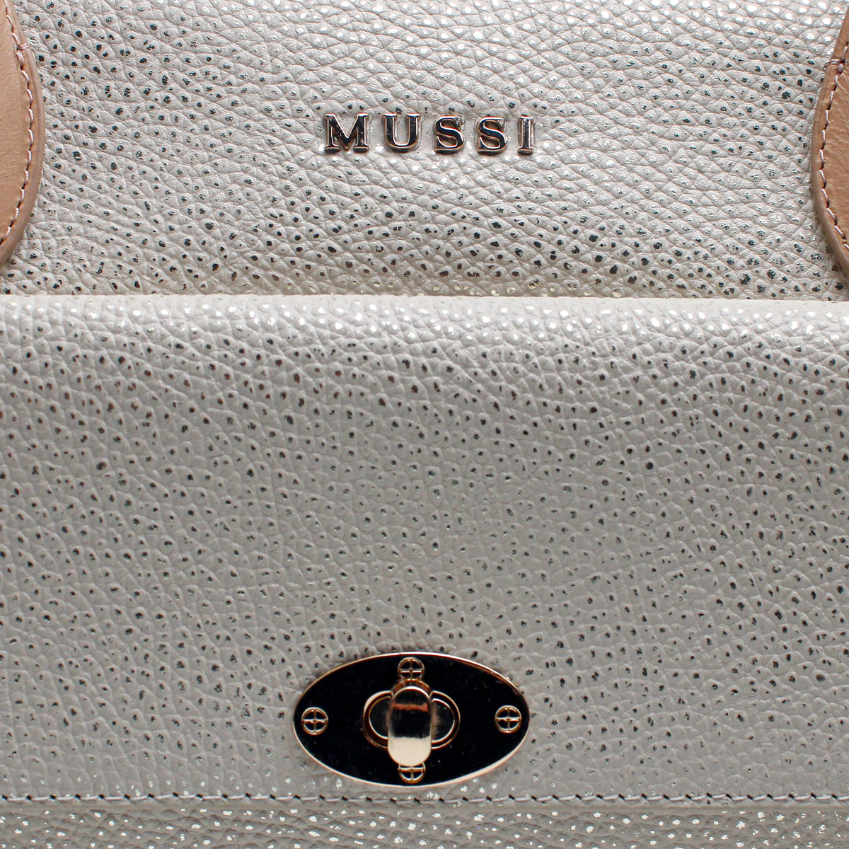 Cartera melisa de cuero para mujer - Hueso