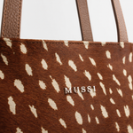 Cartera Bambie de cuero para mujer - Miel
