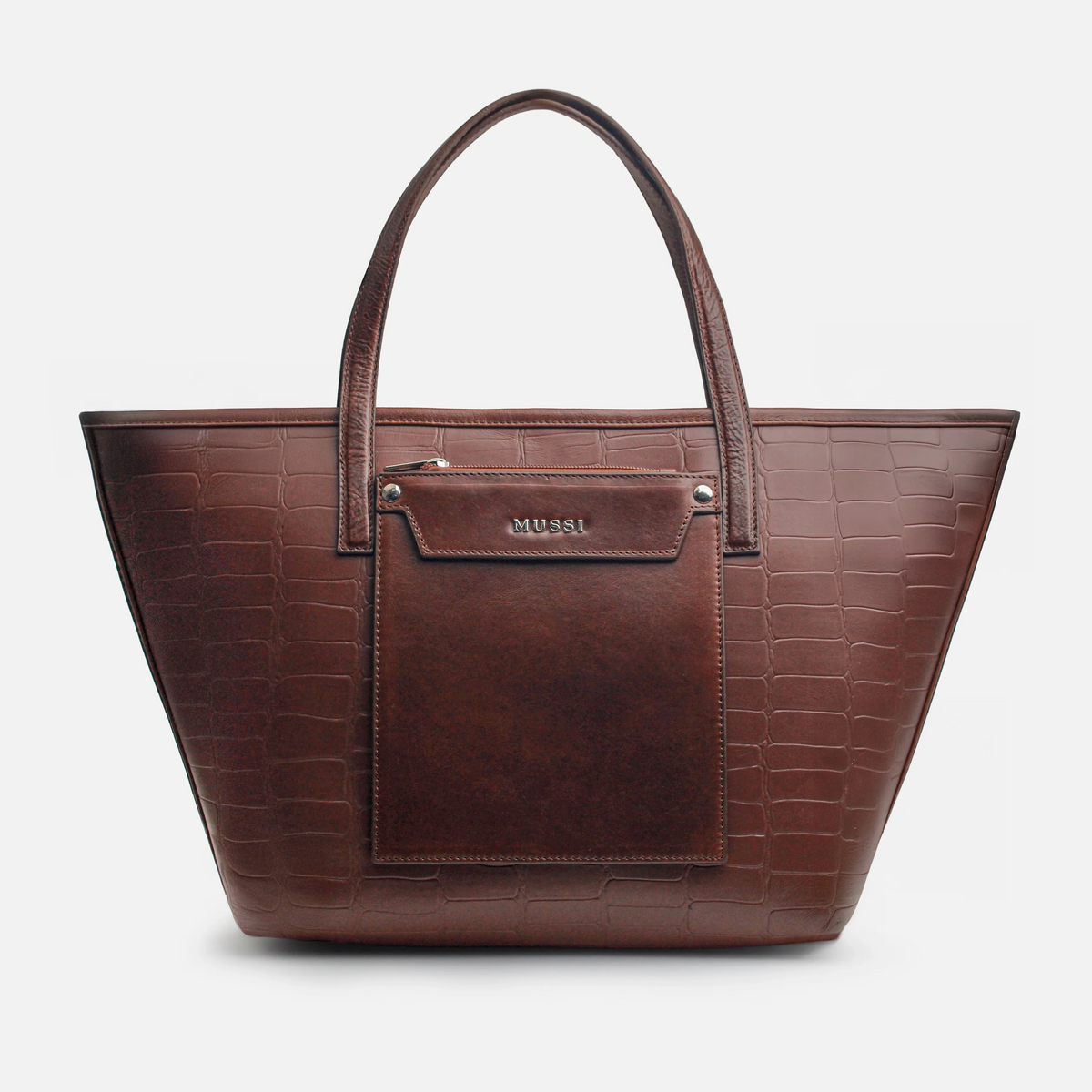Cartera orquidea de cuero para mujer - Miel
