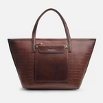 Cartera orquidea de cuero para mujer - Miel