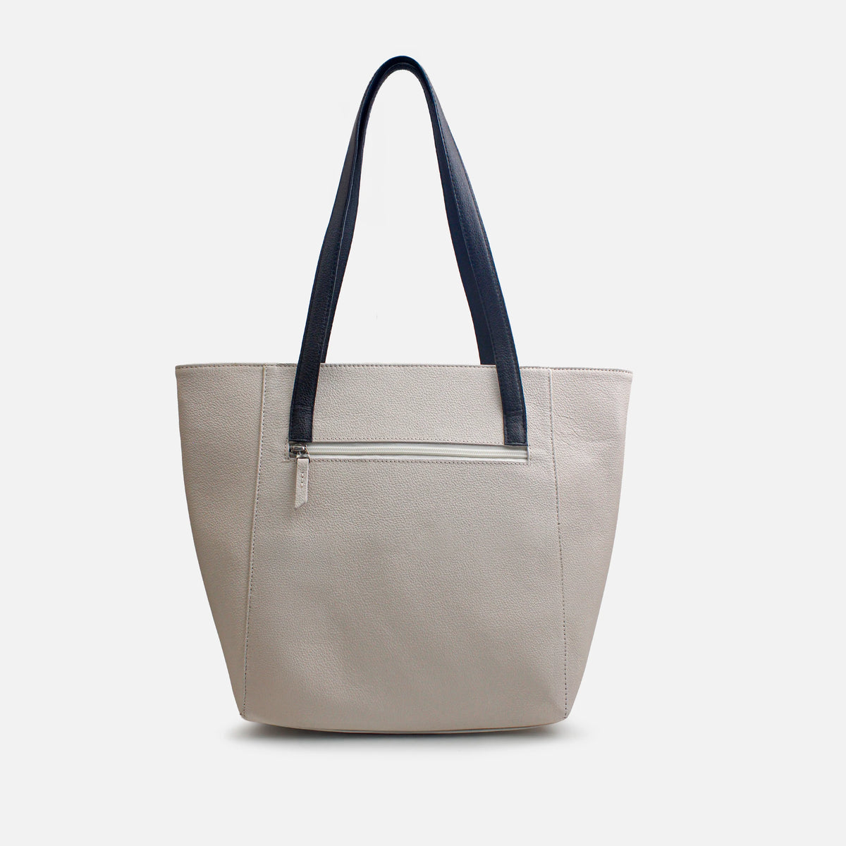 Cartera ginebra de cuero para mujer - Beige