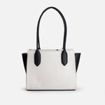 Cartera celsia de cuero para mujer - Hueso