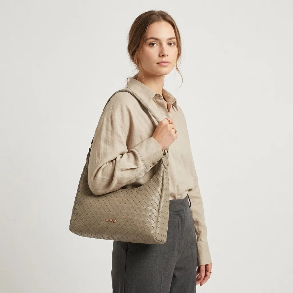 Cartera solana de sintético para mujer - Menta