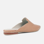 Zueco plano catalina de sintético para mujer - Miel