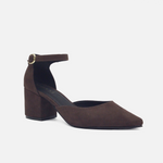 Tacones ersa de sintético para mujer - Café