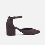 Tacones ersa de sintético para mujer - Café