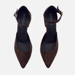 Tacones ersa de sintético para mujer - Café