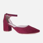 Tacones ersa de sintético para mujer - Vino