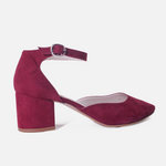 Tacones ersa de sintético para mujer - Vino