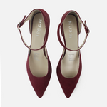 Tacones ersa de sintético para mujer - Vino