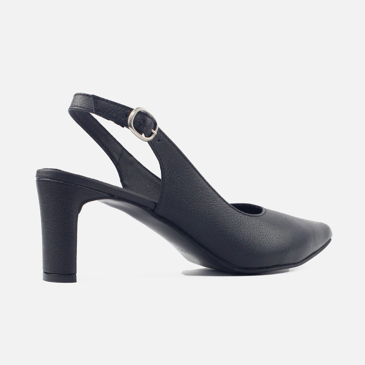 Tacones antilen de cuero para mujer - Negro