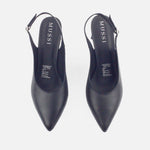 Tacones antilen de cuero para mujer - Negro