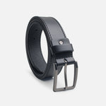 Correa raul de cuero para hombre - Negro