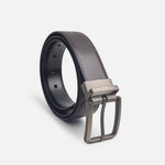 Correa manuel de cuero para hombre - Negro
