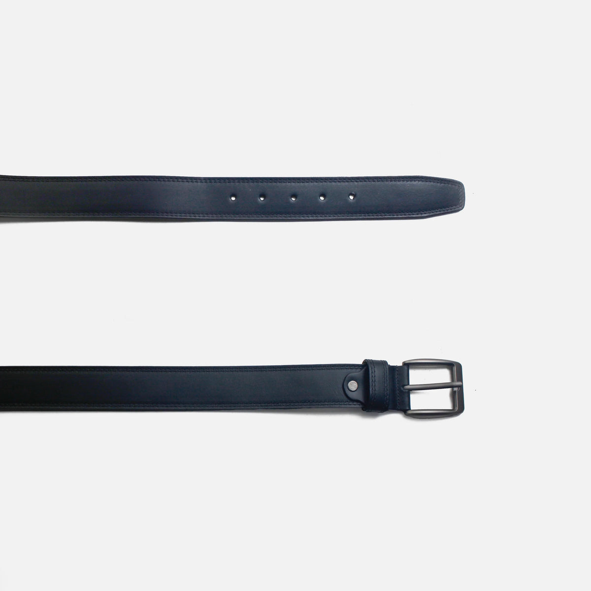 Correa marcelo de cuero para hombre - Negro