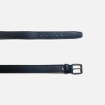 Correa marcelo de cuero para hombre - Negro