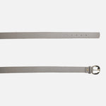 Correa laira de cuero para mujer - Taupe