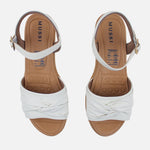 Sandalia confort nicola de sintético para mujer - Hueso