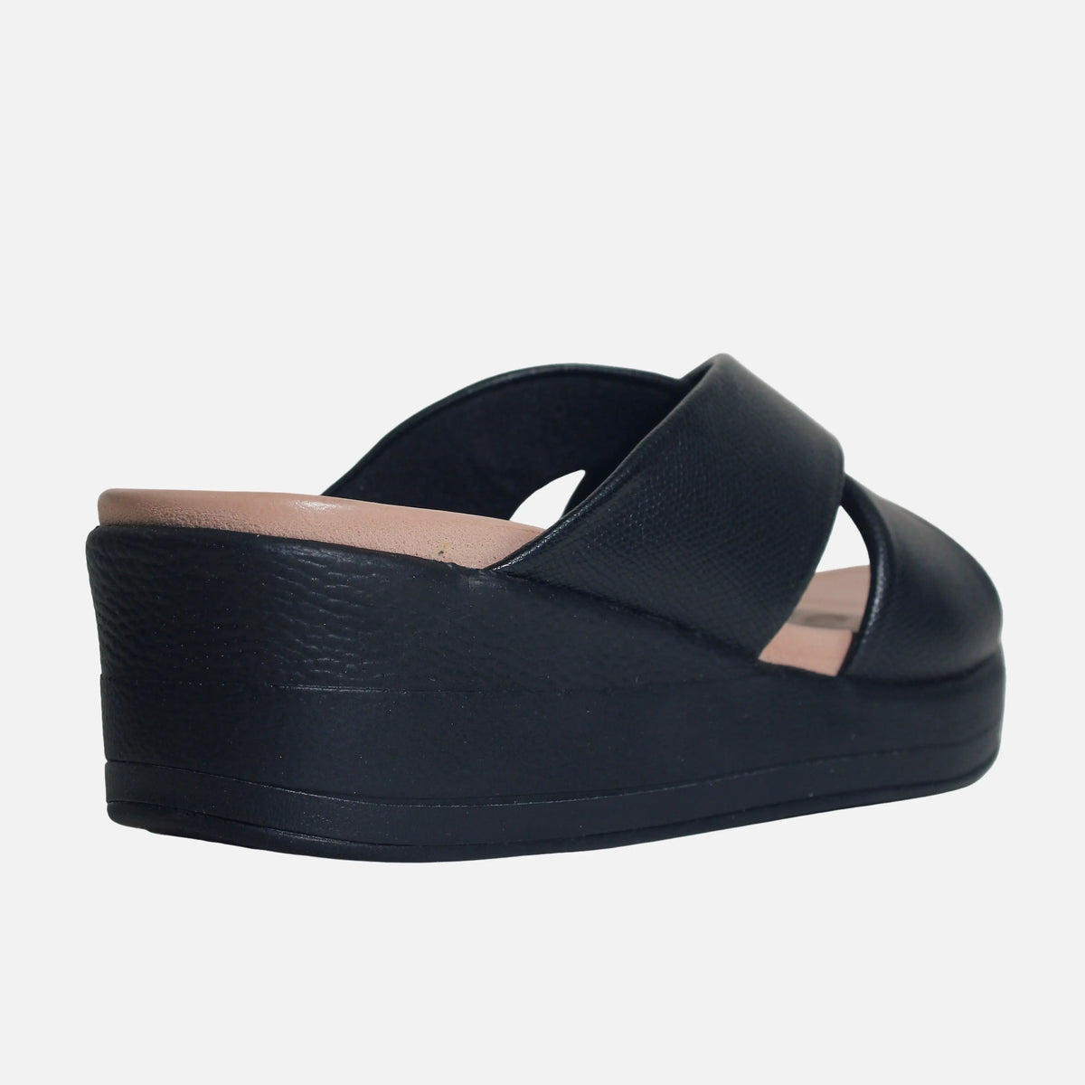 Sandalia confort leandra de sintético para mujer - Negro