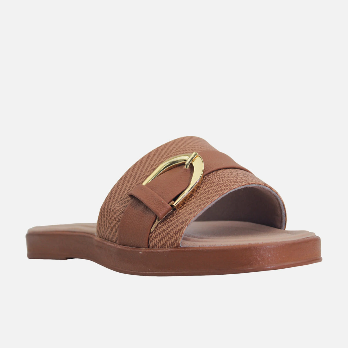 Sandalia confort amara de sintético para mujer - Miel