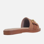 Sandalia confort amara de sintético para mujer - Miel