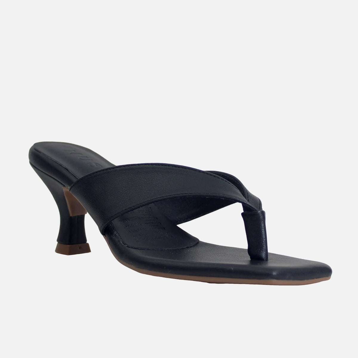 Sandalia tacon nara de sintético para mujer - Negro