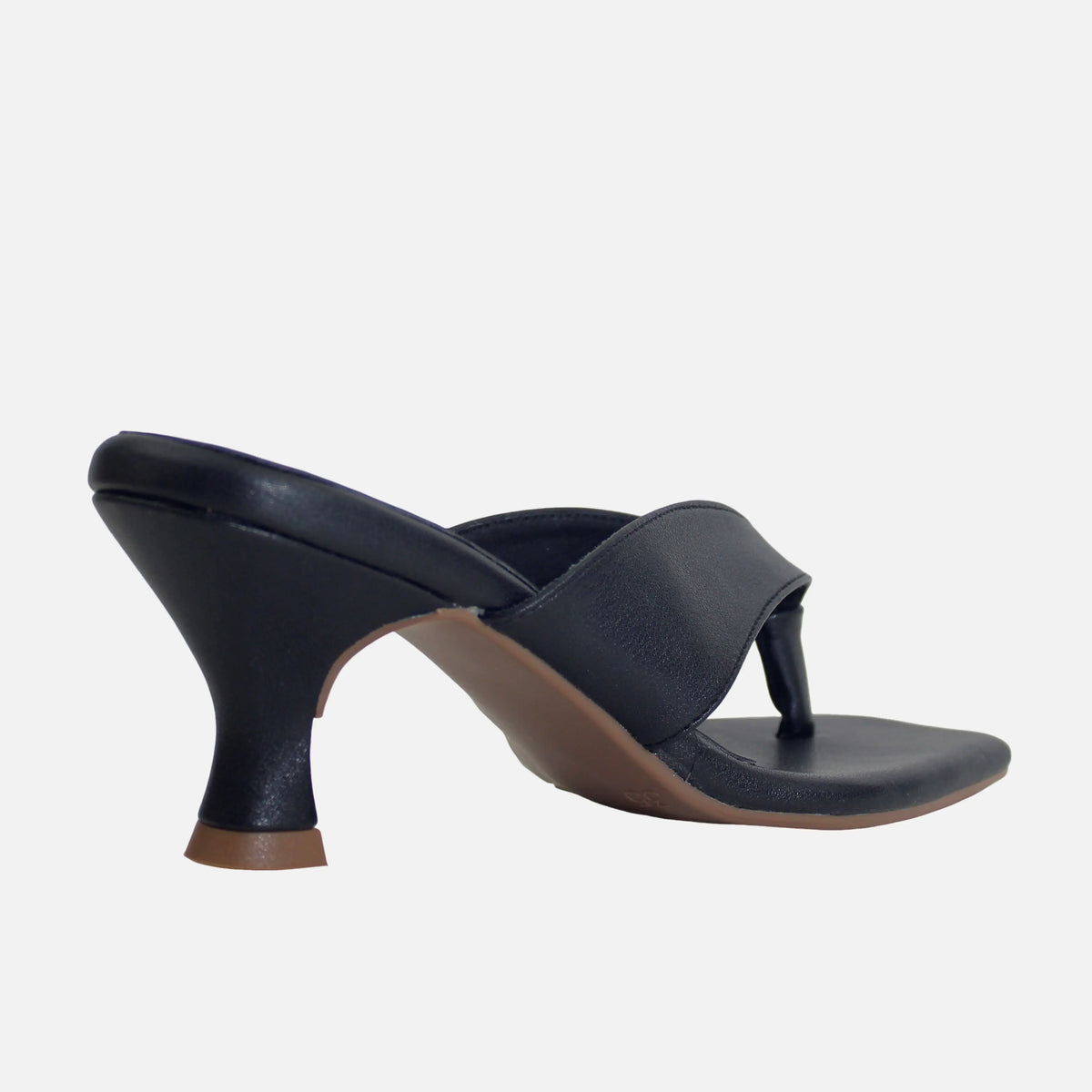 Sandalia tacon nara de sintético para mujer - Negro