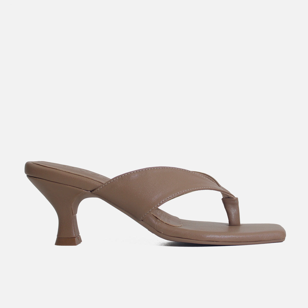 Sandalia tacon nara de sintético para mujer - Taupe