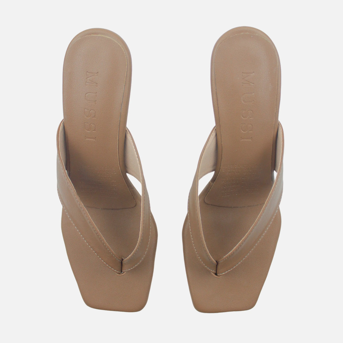 Sandalia tacon nara de sintético para mujer - Taupe