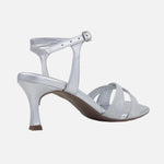 Sandalia tacon elisa de sintético para mujer - Plateado