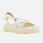 Sandalia chunky iris de sintético para mujer - Hueso