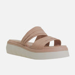 Sandalia chunky ester de sintético para mujer - Almendra