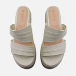 Sandalia chunky ester de sintético para mujer - Hueso