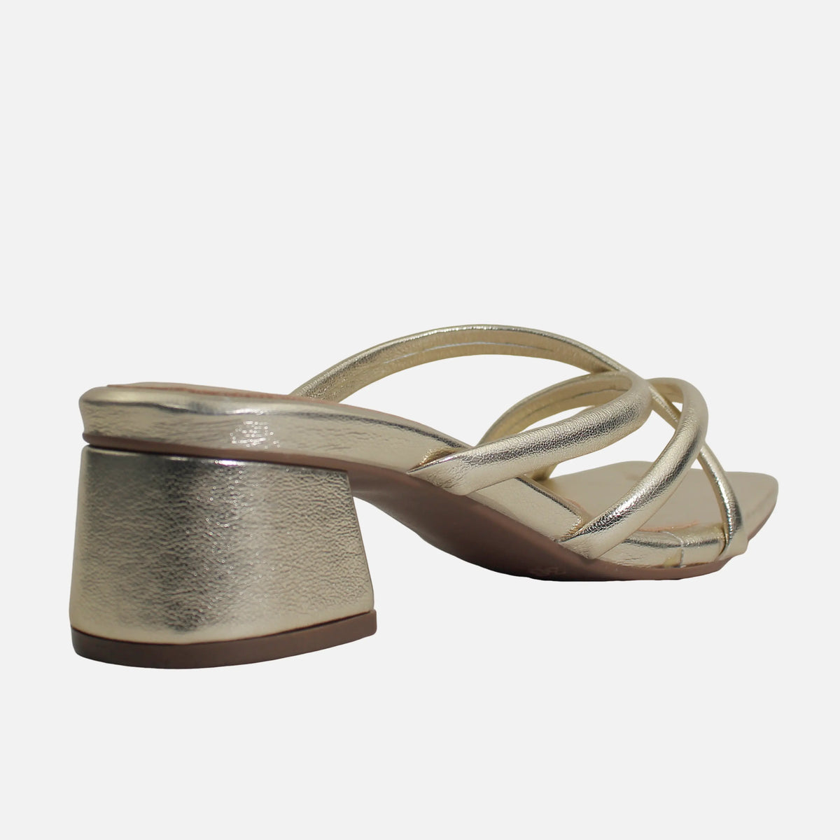 Sandalia tacon alegria de sintético para mujer - Oro