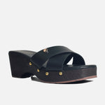 Sandalia plataforma florencia de sintético para mujer - Negro