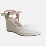 Sandalia espadrilla zimone de sintético para mujer - Hueso