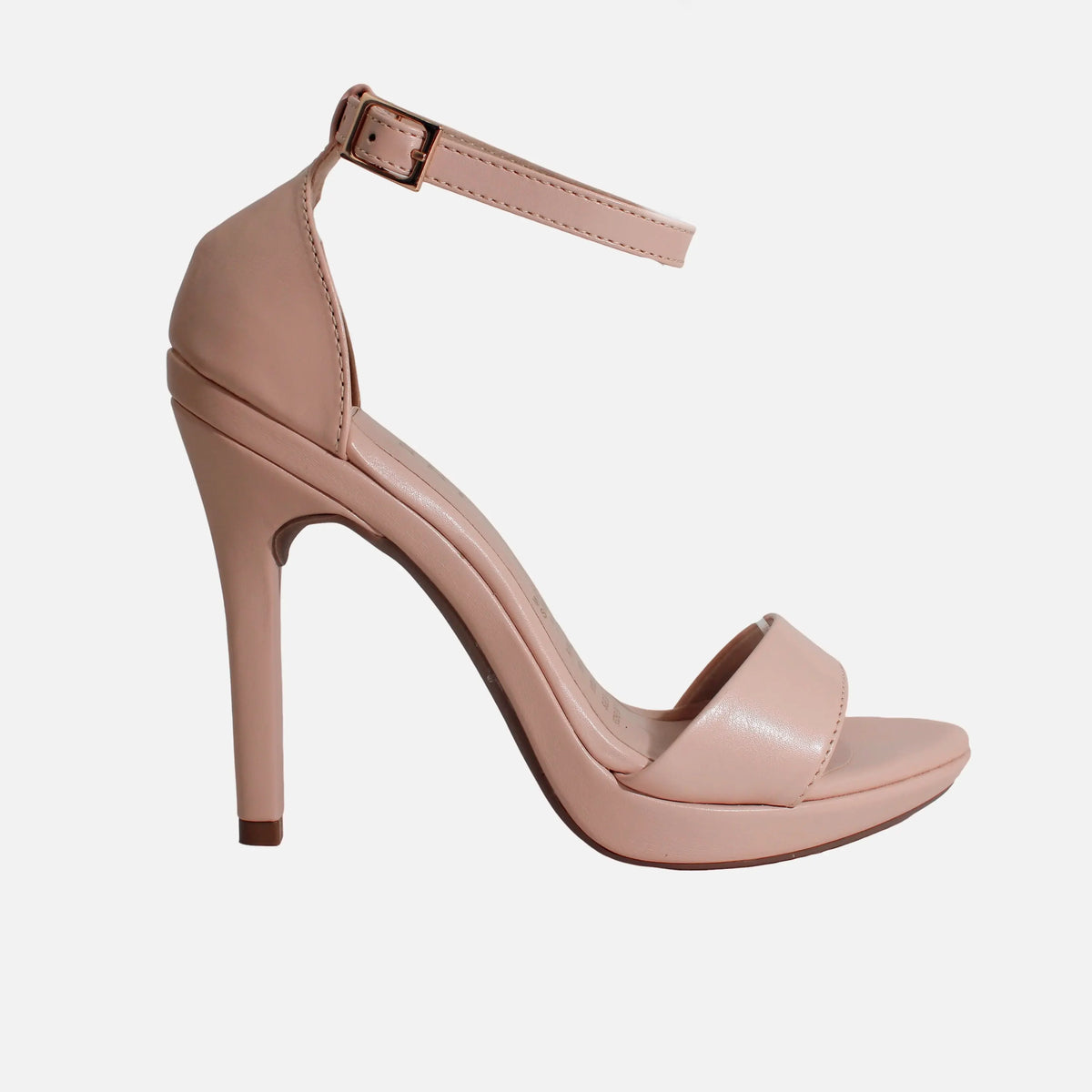 Sandalia tacon plataforma empire de sintético para mujer - Nude