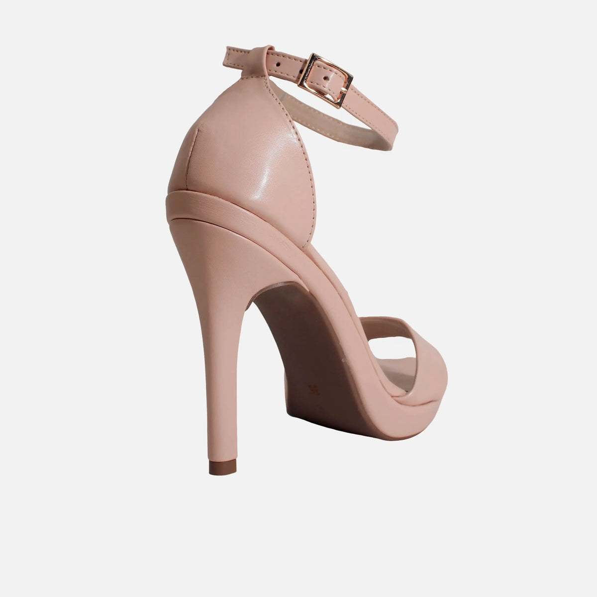 Sandalia tacon plataforma empire de sintético para mujer - Nude