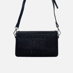 Bolso manos libres luz de cuero para mujer - Negro