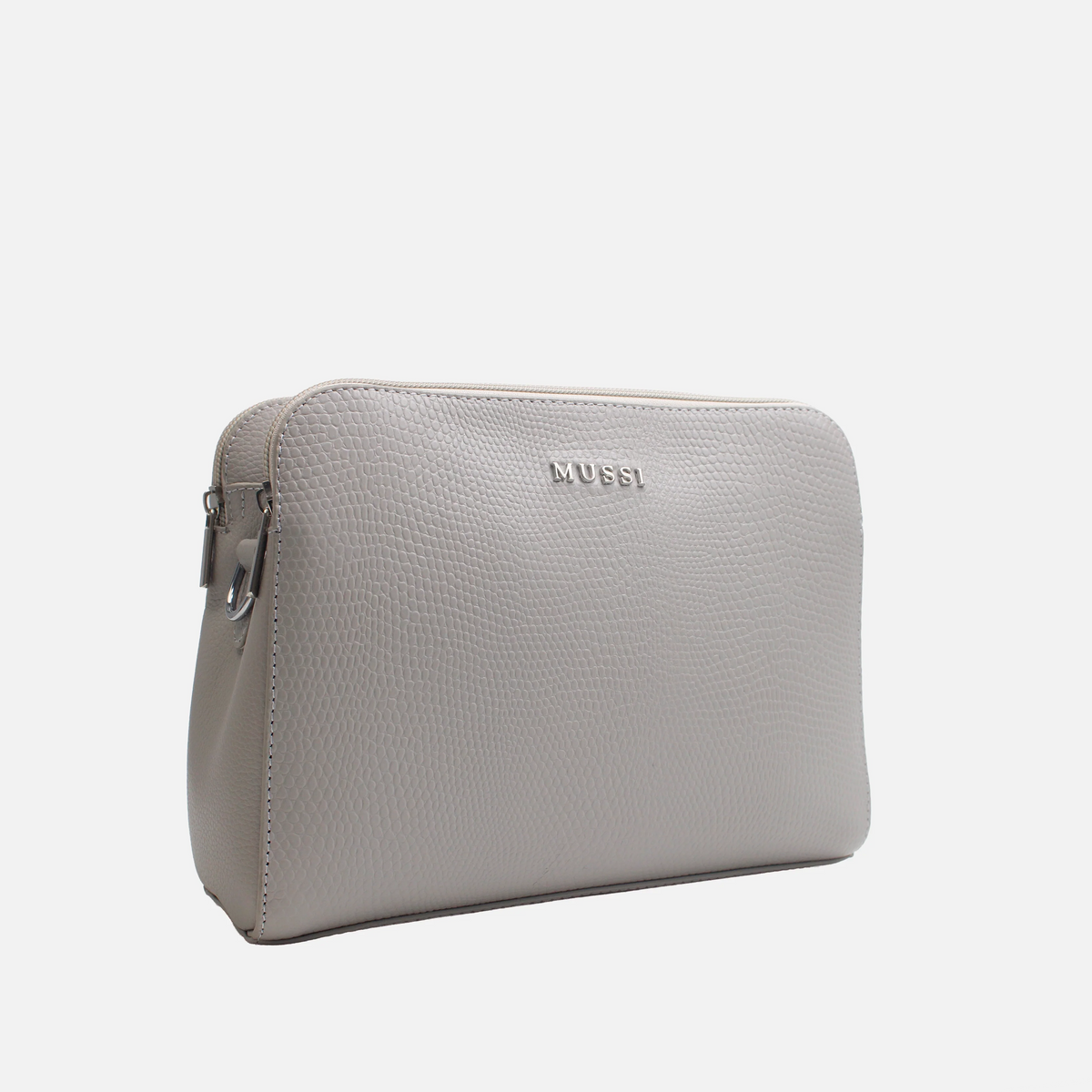 Bolso manos libres arau de cuero para mujer - Gris