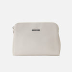 Bolso manos libres arau de cuero para mujer - Hueso