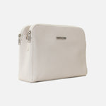 Bolso manos libres arau de cuero para mujer - Hueso