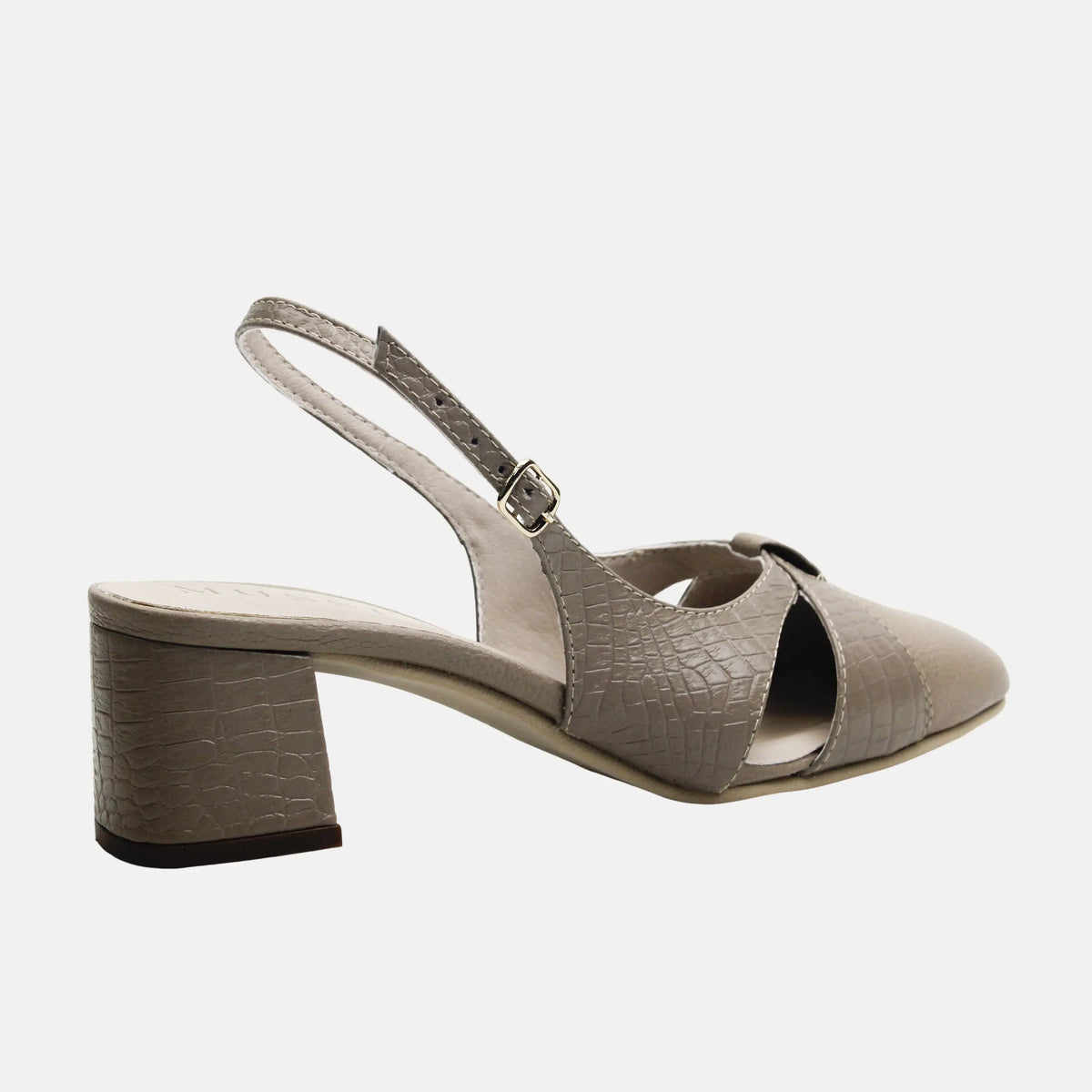 Tacones willow de cuero para mujer - Taupe