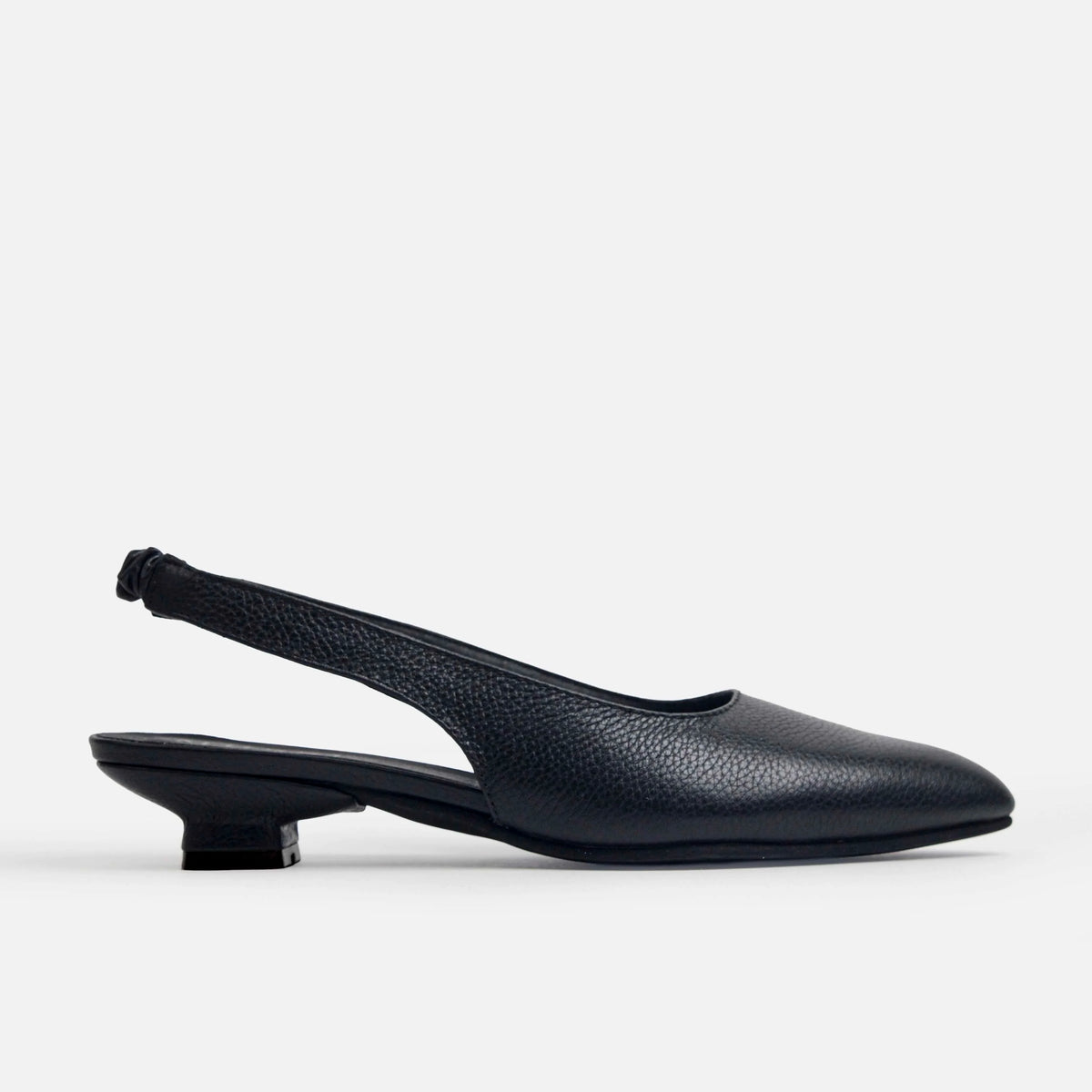 Tacones serena de cuero para mujer - Negro