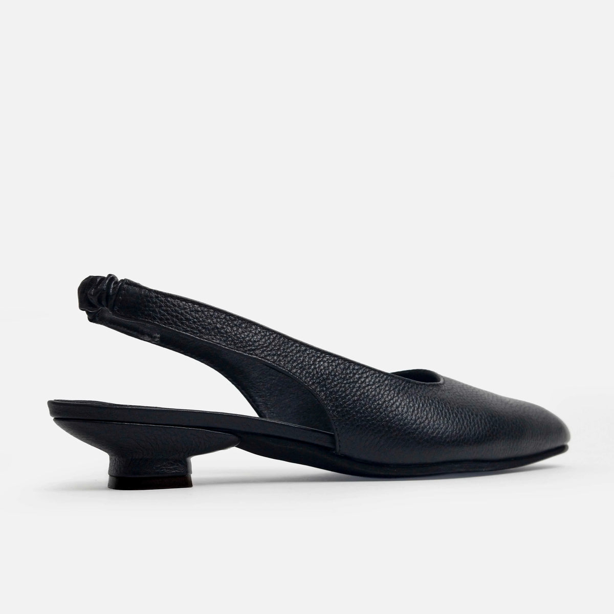 Tacones serena de cuero para mujer - Negro
