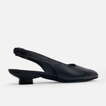 Tacones serena de cuero para mujer - Negro