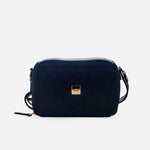 Bolso manos libres garnet de cuero para mujer - Negro