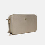 Bolso manos libres garnet de cuero para mujer - Oro