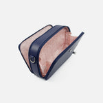 Bolso manos libres garnet de cuero para mujer - Azul