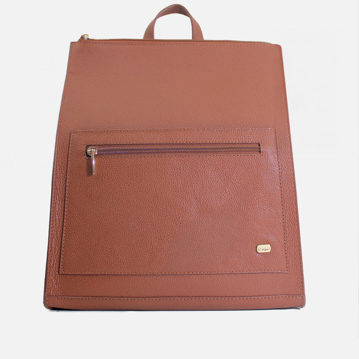 Morral leticia de cuero para mujer - Arena